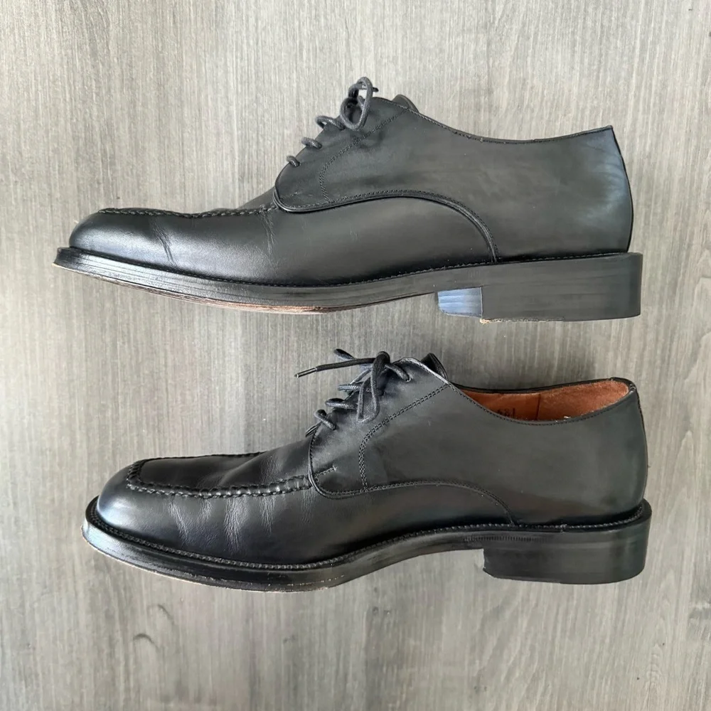 Cole Haan City Black Leather Lace Up Casual Dress Oxford Shoes Men size 10.5 D